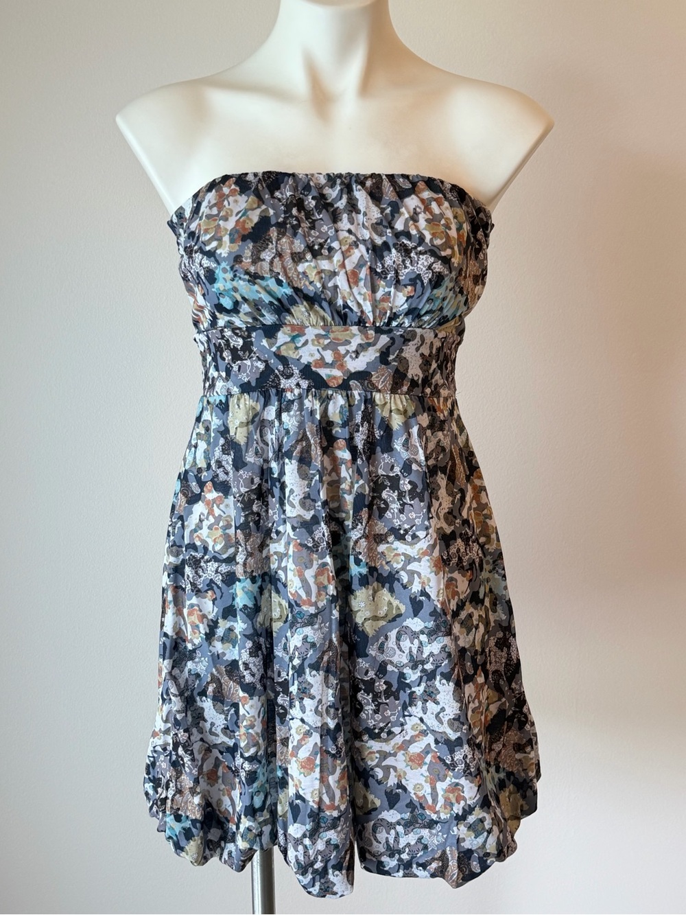 American Rag Strapless Floral Print Summer Dress